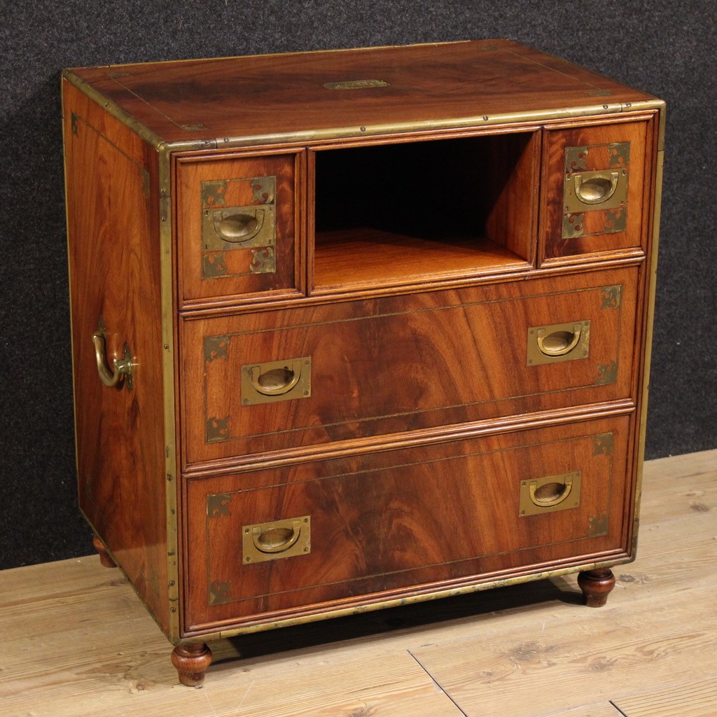 Commode anglaise de marine du 20ème siècle