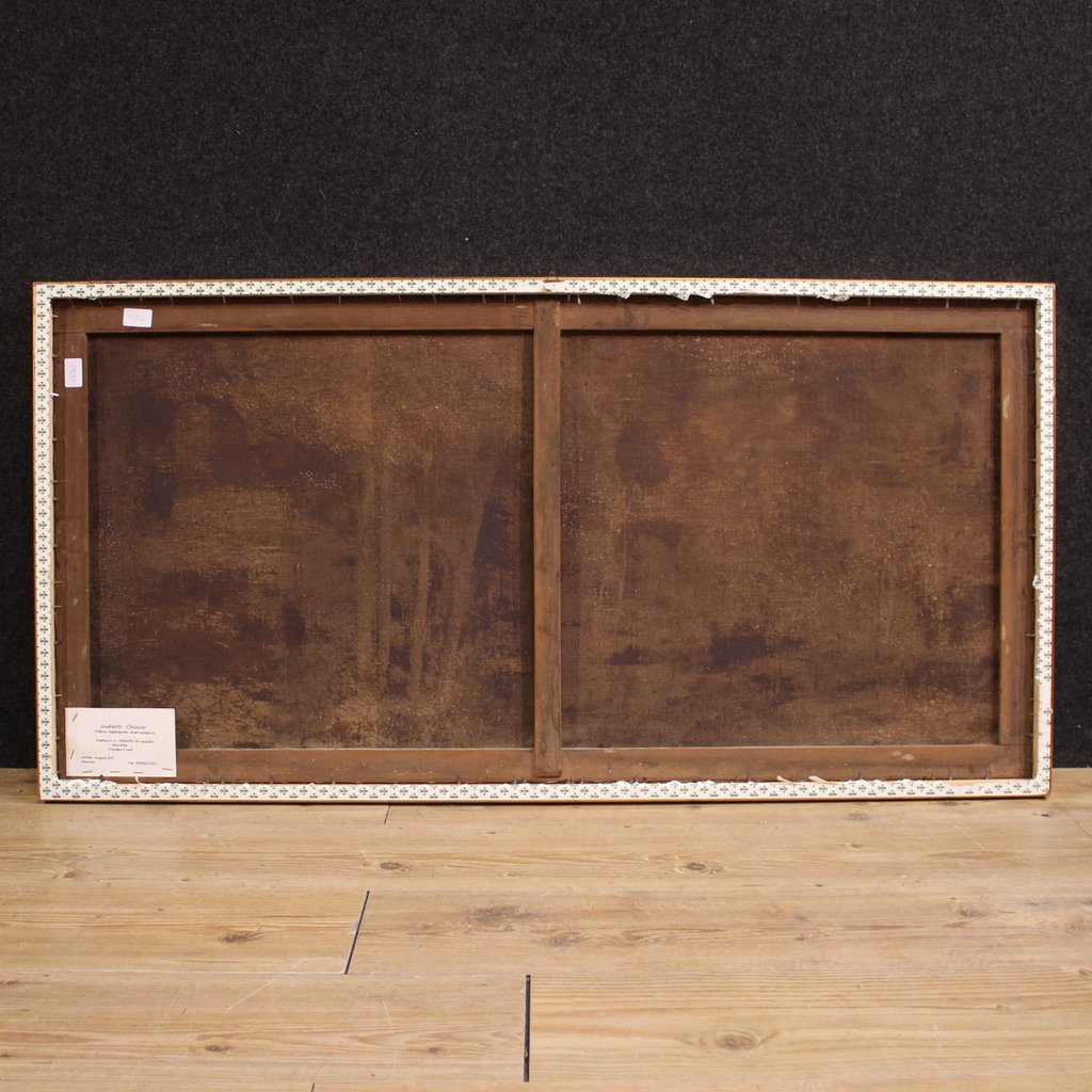 Peinture italienne de paysage du 19ème siècle-photo-4