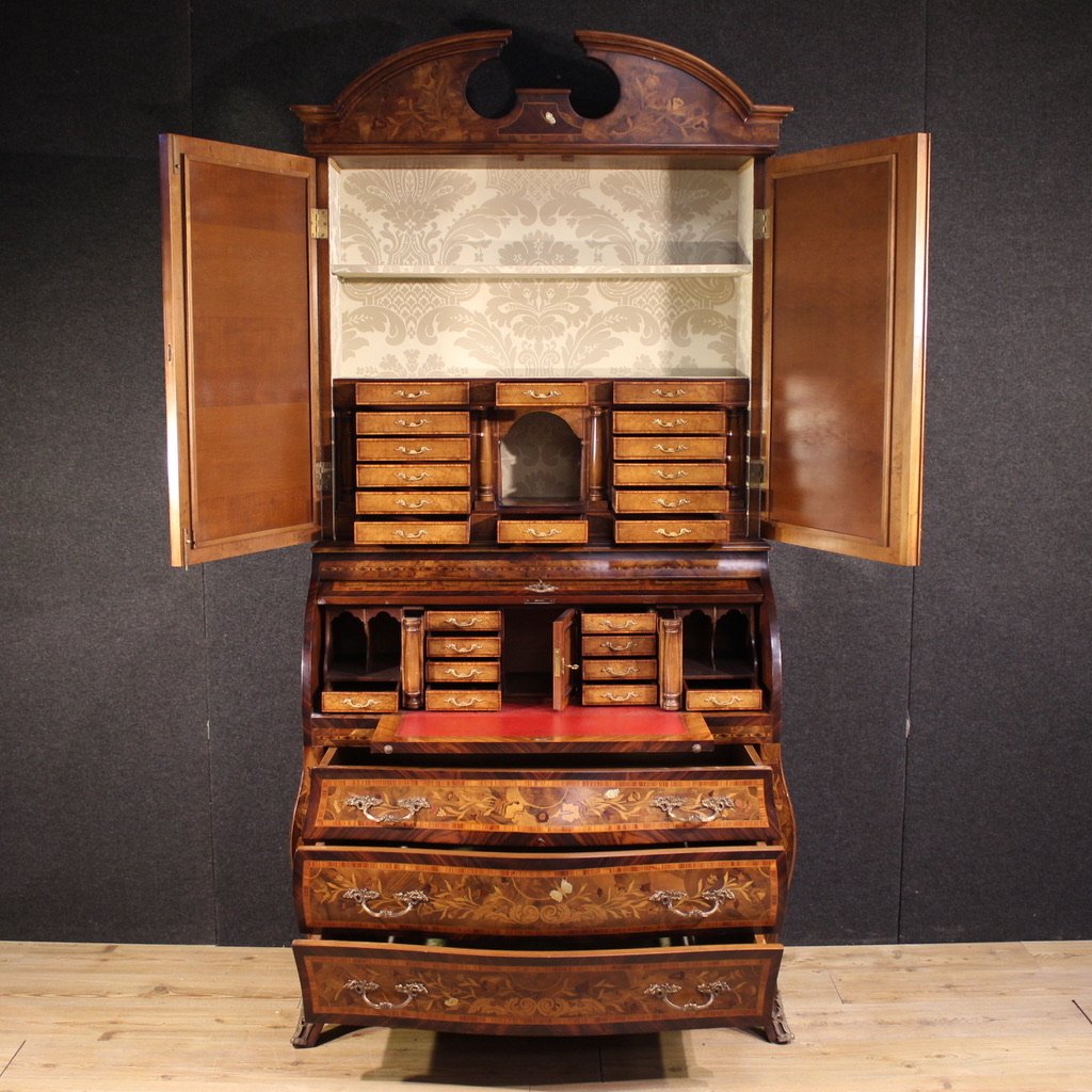 Scriban hollandais marqueté du 20ème siècle-photo-2