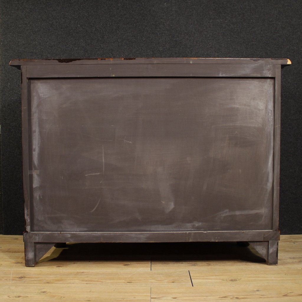 20th Century Dutch Inlaid Commode-photo-3