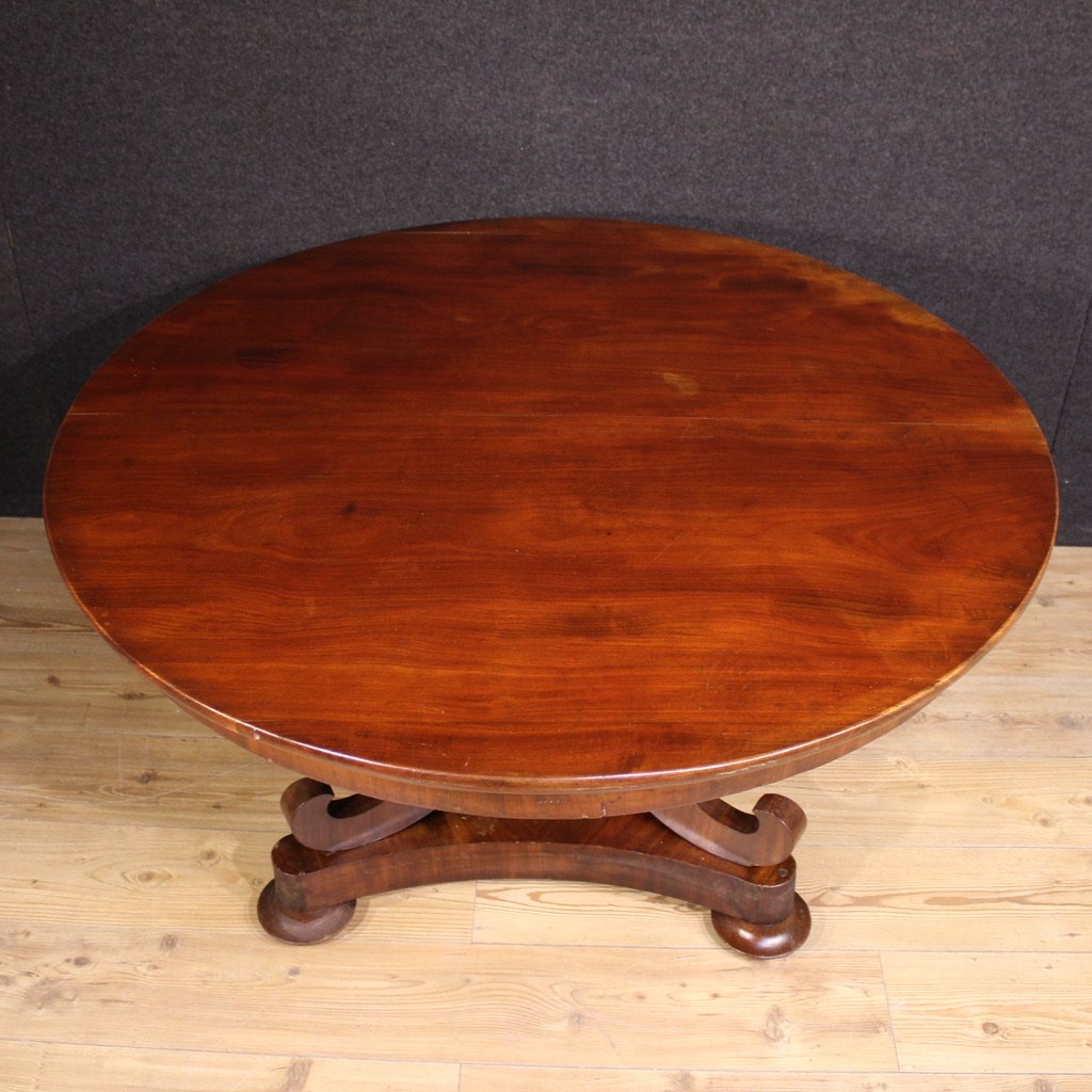 Table hollandaise en acajou du 19ème siècle-photo-1