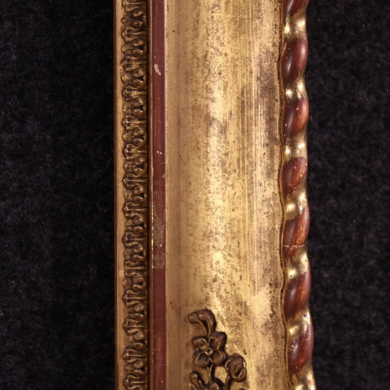 19th Century Napoleon III Gilded Italian Frame-photo-3