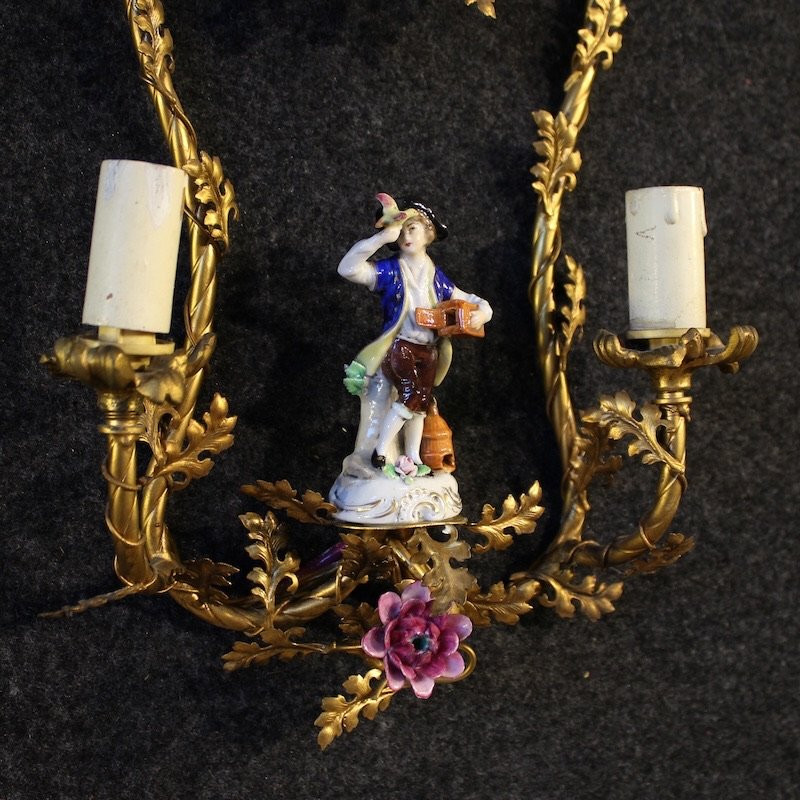 Paire d'appliques allemandes du 20ème siècle-photo-1