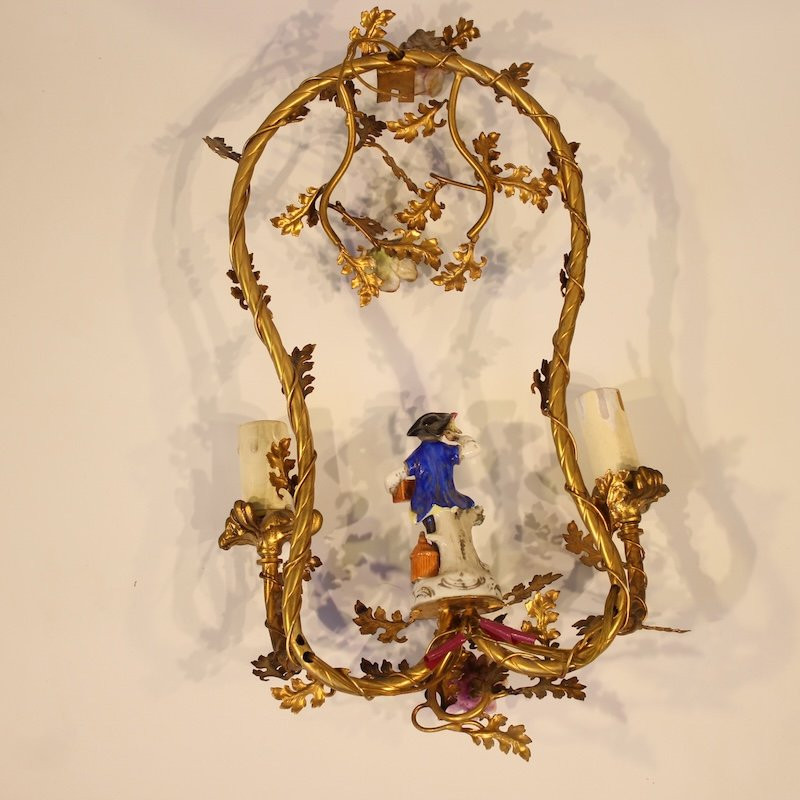 Paire d'appliques allemandes du 20ème siècle-photo-4