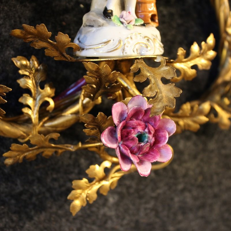 Paire d'appliques allemandes du 20ème siècle-photo-6