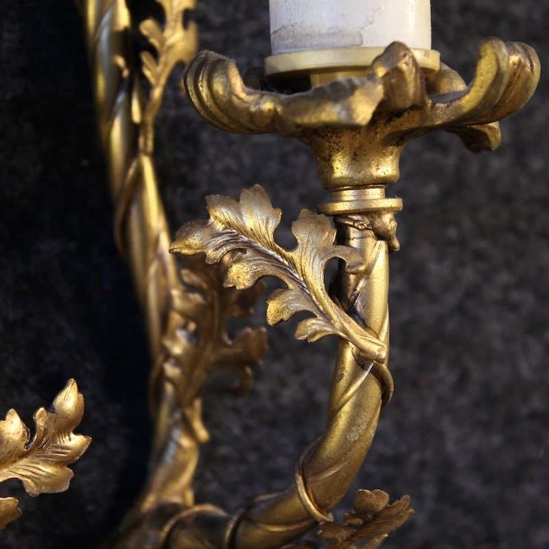 Paire d'appliques allemandes du 20ème siècle-photo-8