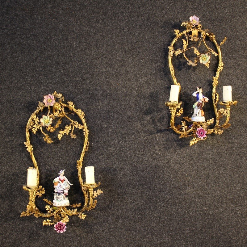 Paire d'appliques allemandes du 20ème siècle