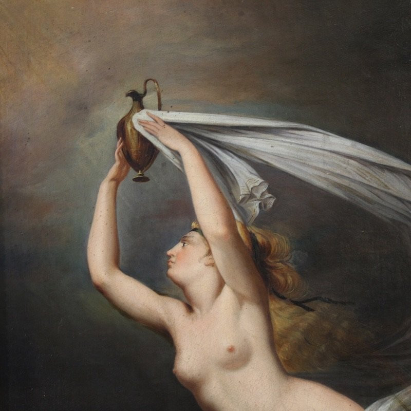 Peinture italienne mythologique du 19ème siècle-photo-1