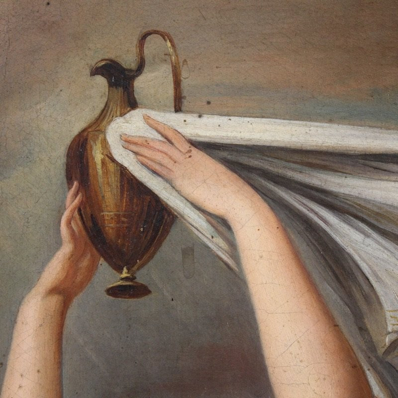 Peinture italienne mythologique du 19ème siècle-photo-5