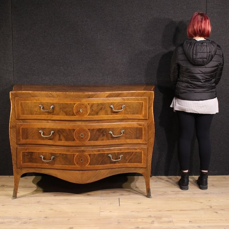 Antique 18th-century Neapolitan Louis XV Chest Of Drawers-photo-2