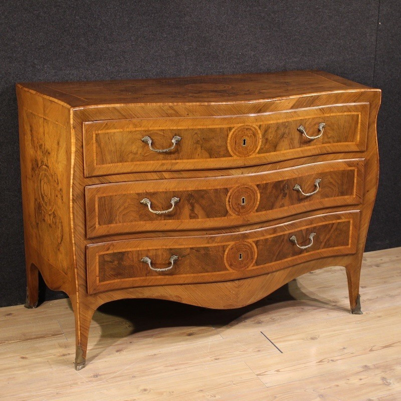 Antique 18th-century Neapolitan Louis XV Chest Of Drawers