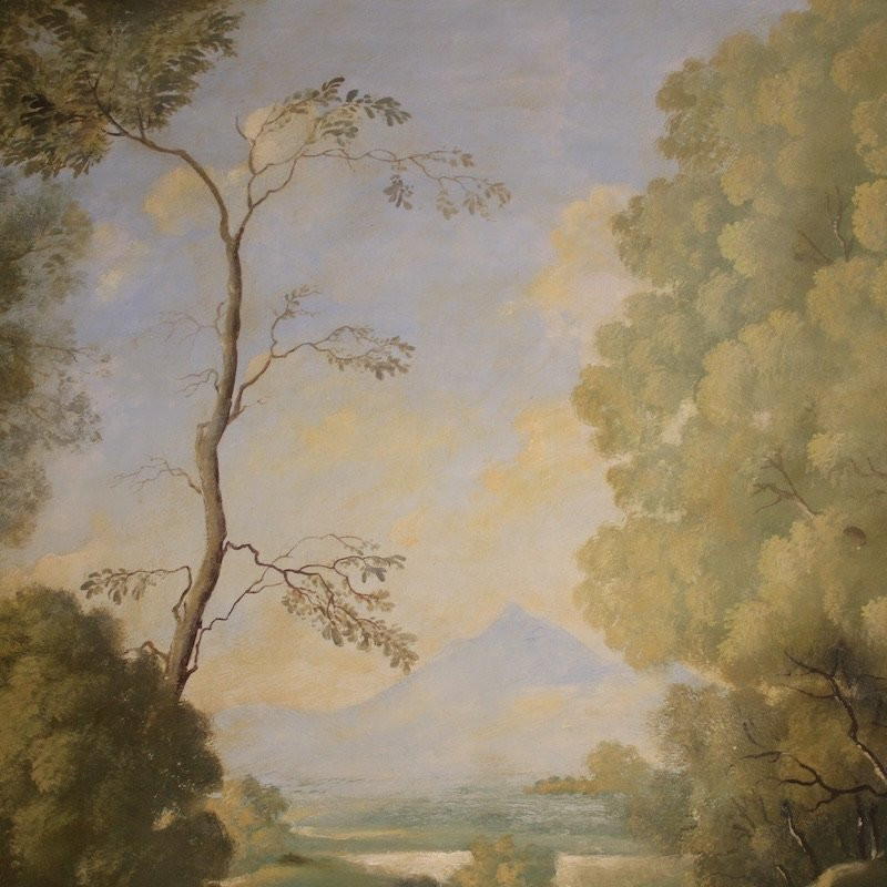Grand tableau italien de paysage du 20ème siècle-photo-5