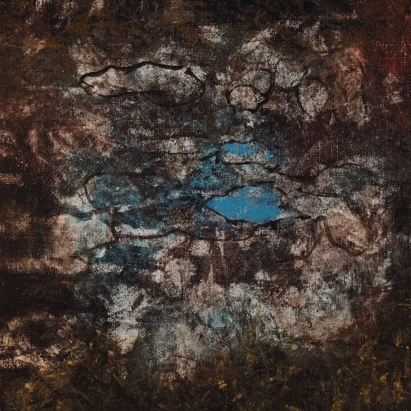 American Abstract Painting Signed J. Wolff-photo-6