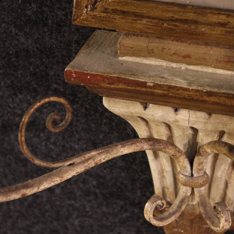 Paire d'appliques italiennes de style Louis XVI du 20ème siècle-photo-7