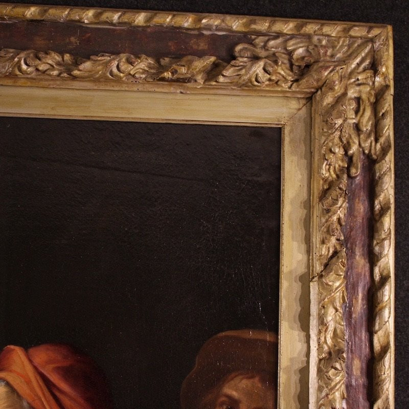 Great 17th-century Italian Painting, Herod's Feast With Salome And The Head Of John The Baptist-photo-3