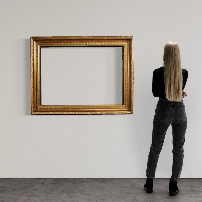 20th Century Gilded Spanish Frame-photo-2