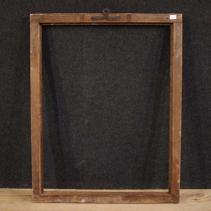 Antique Gilded Italian Frame From The 19th Century-photo-4