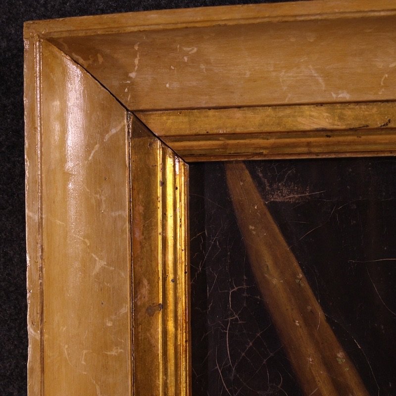 Italian Interior Scene Painting Signed F. Bonati 1913-photo-6