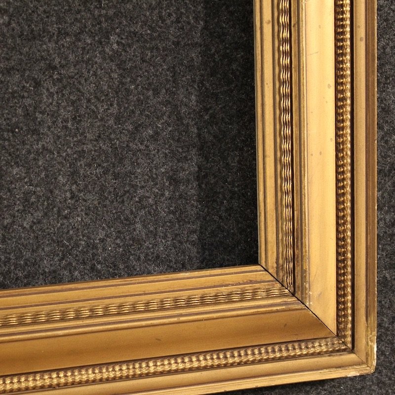20th Century Italian Gilded Wood And Plaster Frame-photo-1