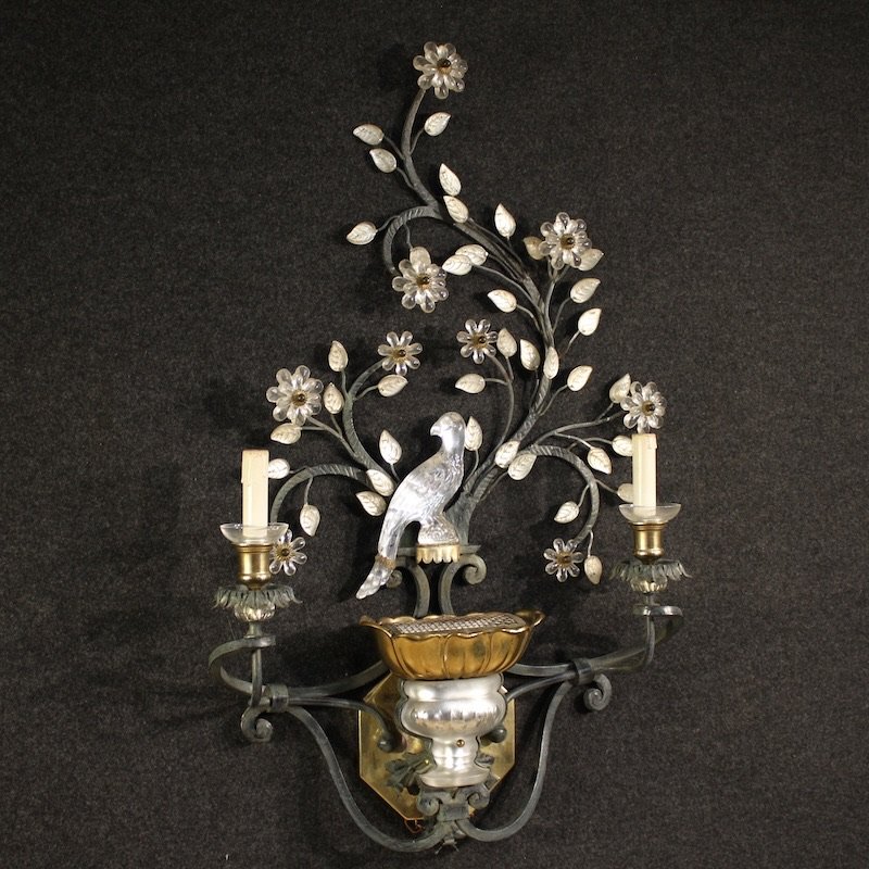Great 20th-century Italian Wall Light By Banci, Florence