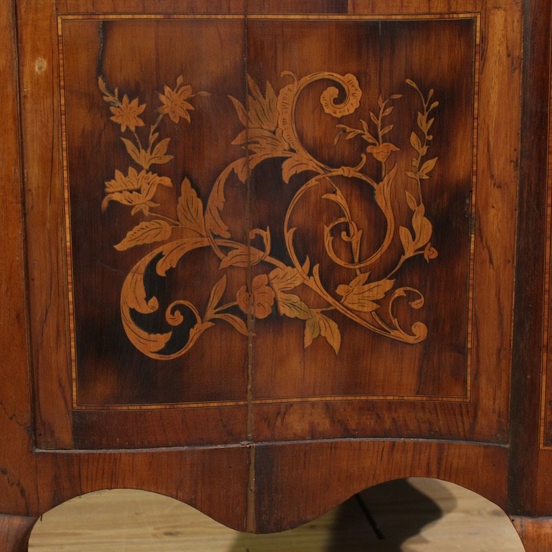 French Inlaid Commode In Louis XV Style From 20th Century-photo-1