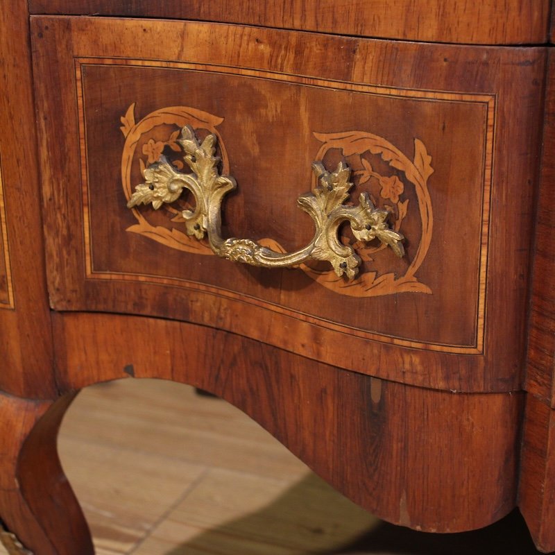 French Inlaid Commode In Louis XV Style From 20th Century-photo-7