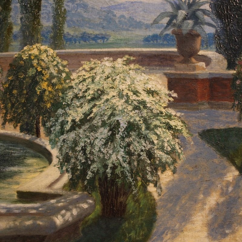 Italian Landscape Painting From The First Half Of The 20th Century-photo-2