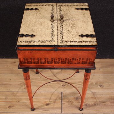 Elegant 20th Century Neoclassical Style Game Table-photo-3