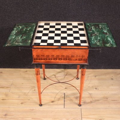 Elegant 20th Century Neoclassical Style Game Table-photo-4