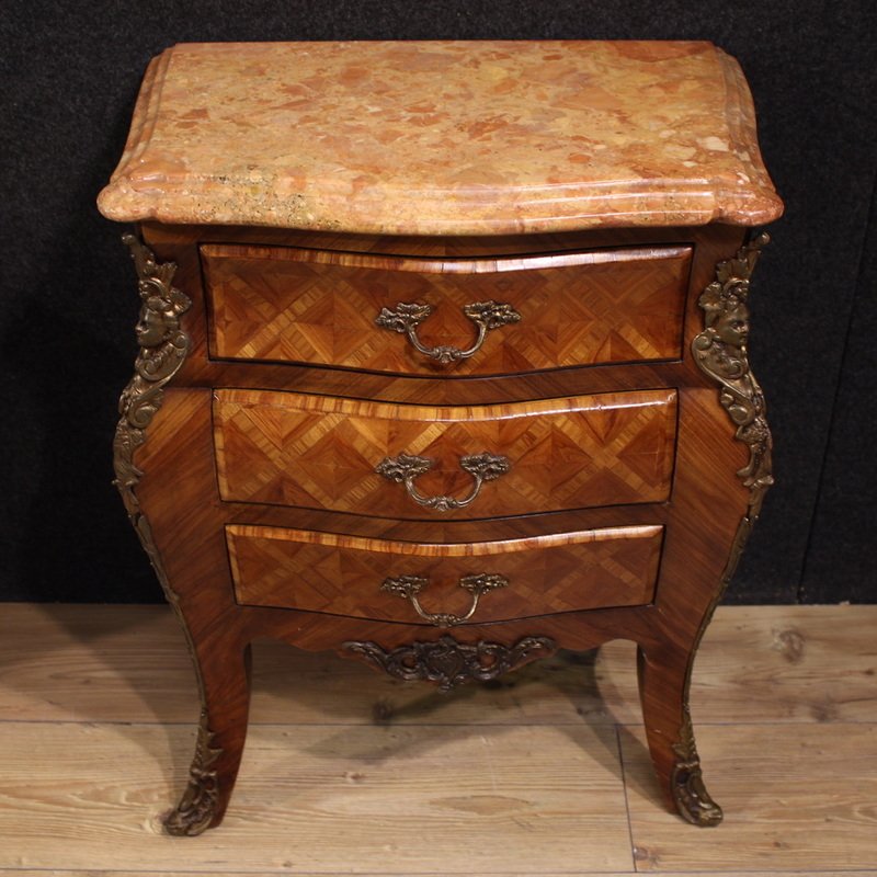 Paire de tables de chevet de style Louis XV, France, 20ème siècle-photo-2