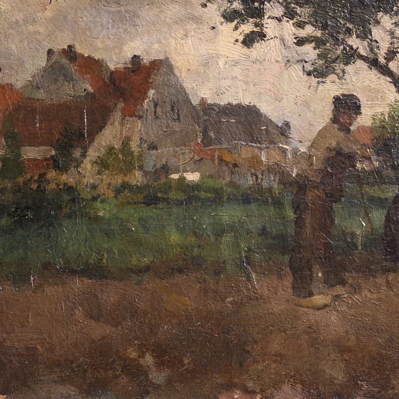 Dutch Painting From The 19th Century, Impressionist Landscape-photo-8