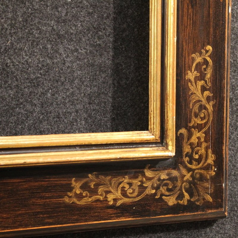 20th Century Tuscan Painted And Gilded Wood Frame-photo-4