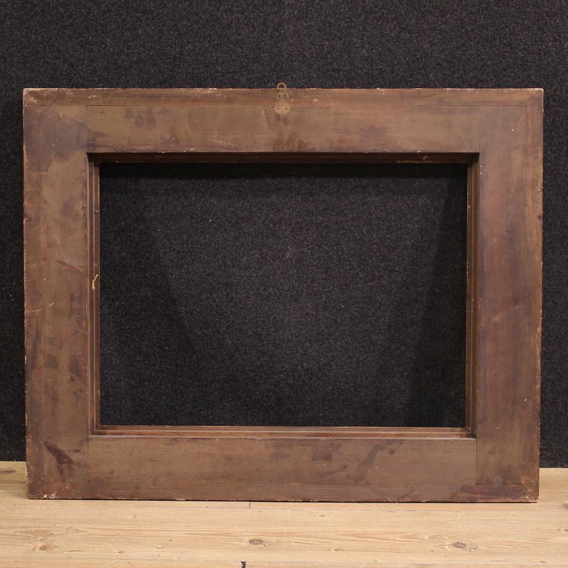 20th Century Tuscan Painted And Gilded Wood Frame-photo-3