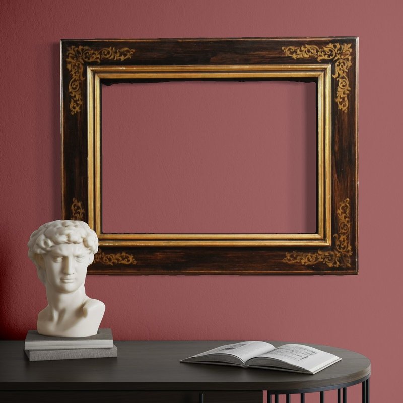 20th Century Tuscan Painted And Gilded Wood Frame-photo-6