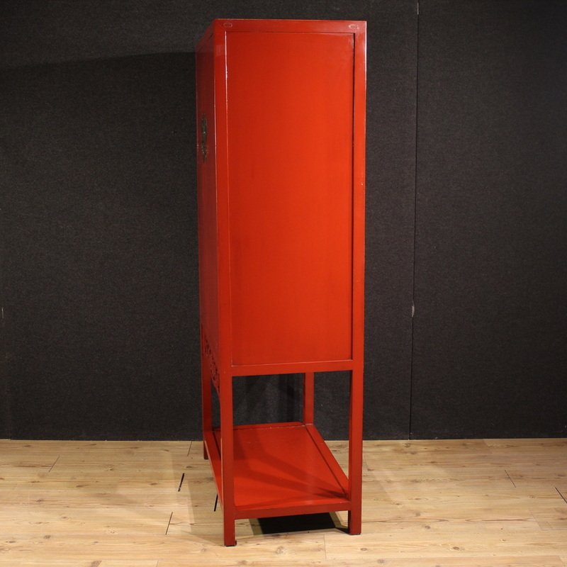 Armoire chinoise laquée de la seconde moitié du 20ème siècle-photo-4