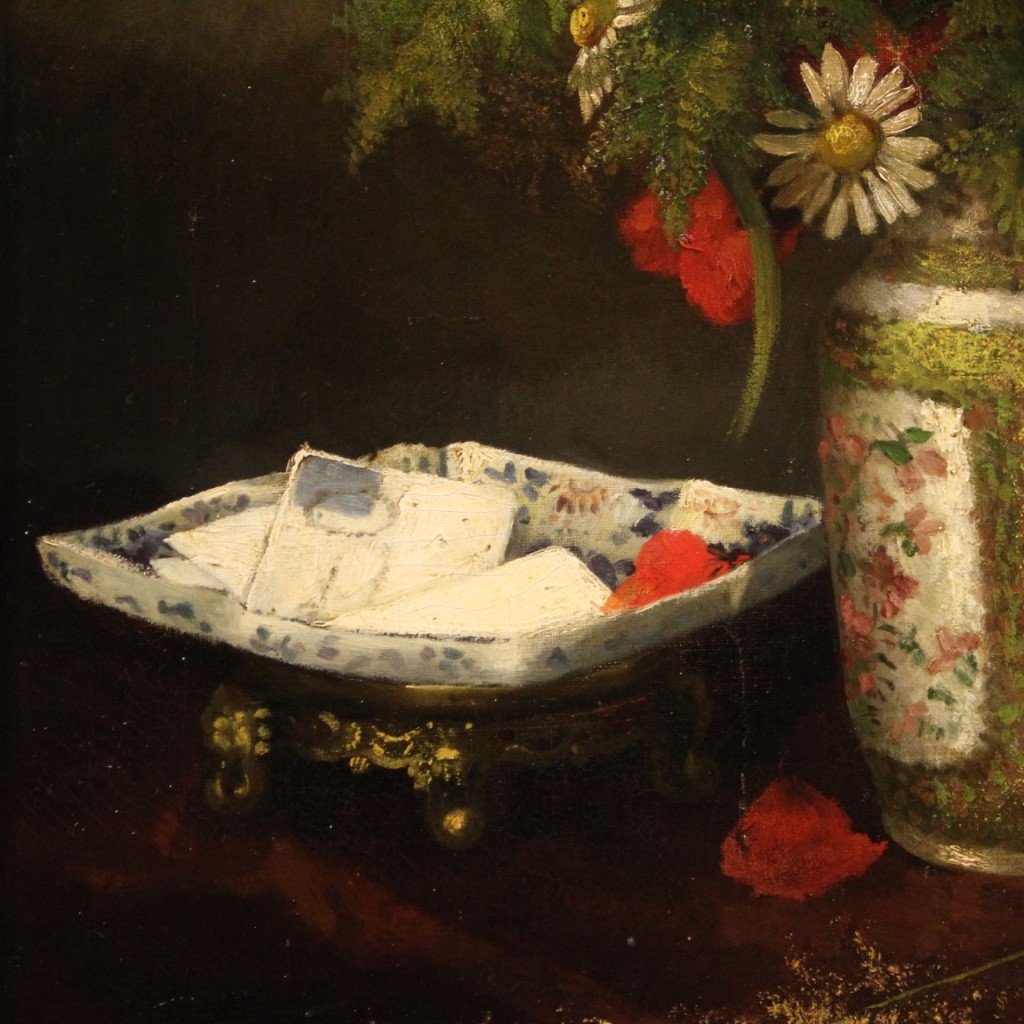 Signed Still Life From The First Half Of The 20th Century-photo-1