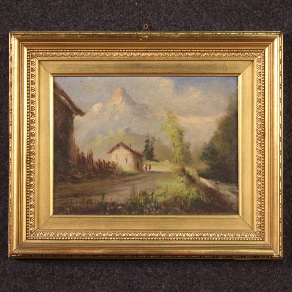 Small Signed Landscape From The 20th Century