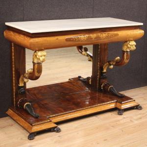 Great 19th Century Inlaid Console