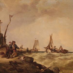 Great Seascape Painting From The Second Half Of The 19th Century