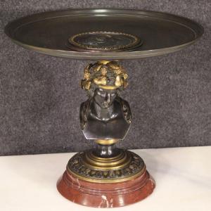 French Bronze Stand Signed Alph. Giroux Paris And Dated 1871