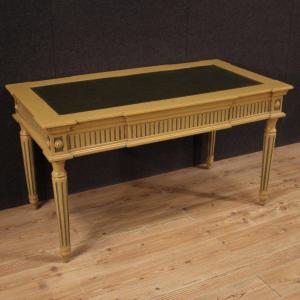 Writing Desk In Lacquered Wood In Louis XVI Style From The 20th Century