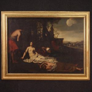 Great Mythological Painting From The 17th Century, The Rest Of Diana