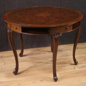 Grande Table à Jeux Italienne Du 20ème Siècle