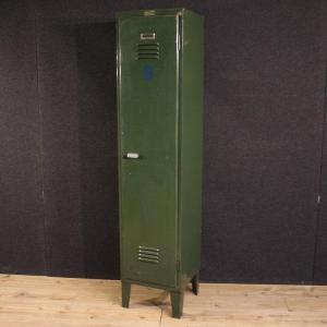 Meuble italien des années 60/70 en métal laqué vert