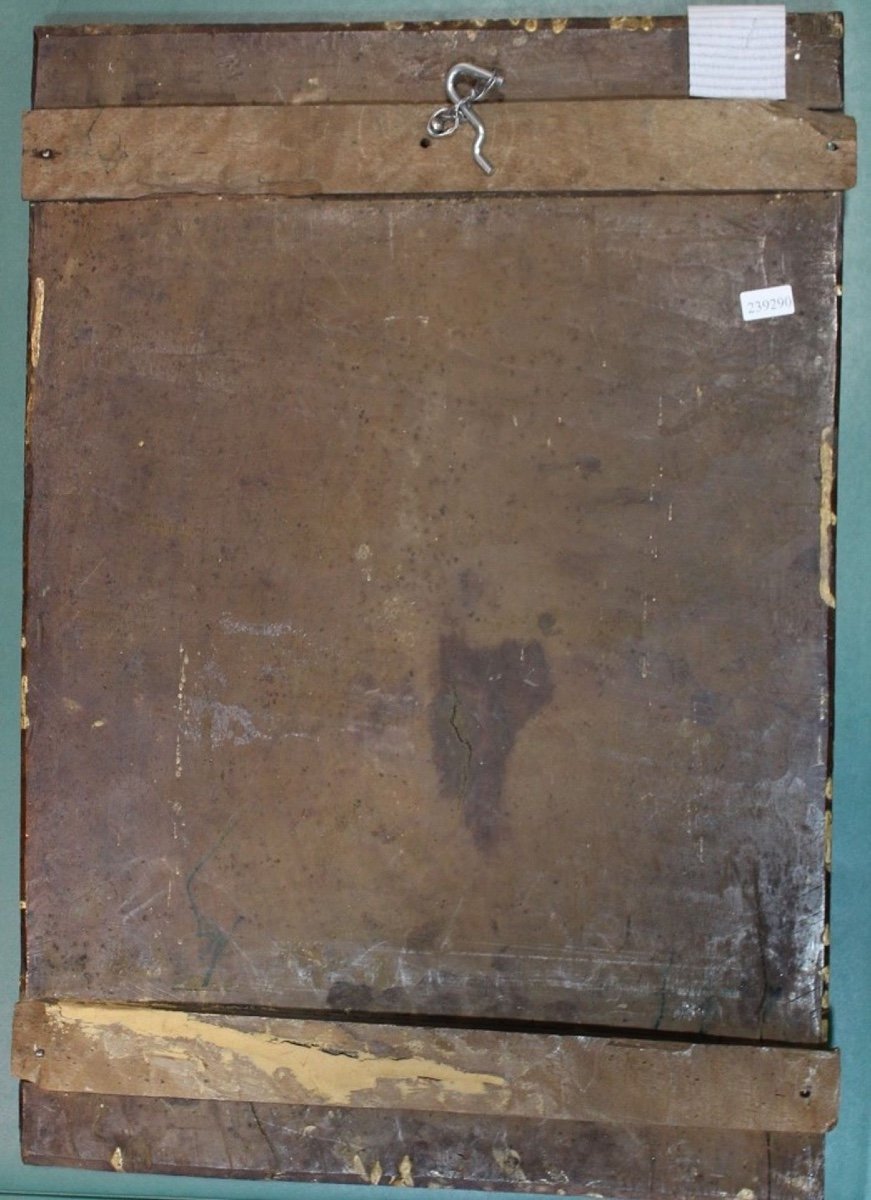Large Greek Icon Of The Annunciation, Dated 1814 And Signed / Orthodox Icône / Icone-photo-2