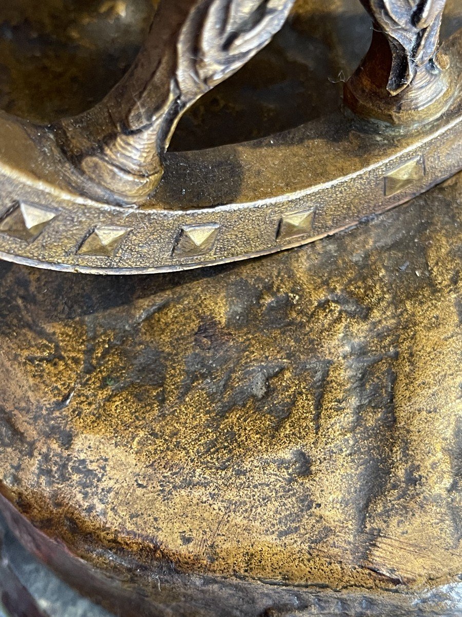 Char Romain,  Grand Bronze par Antonio Vaneti (1881-1962) / Gladiateur Rome Grèce / Aurige -photo-8
