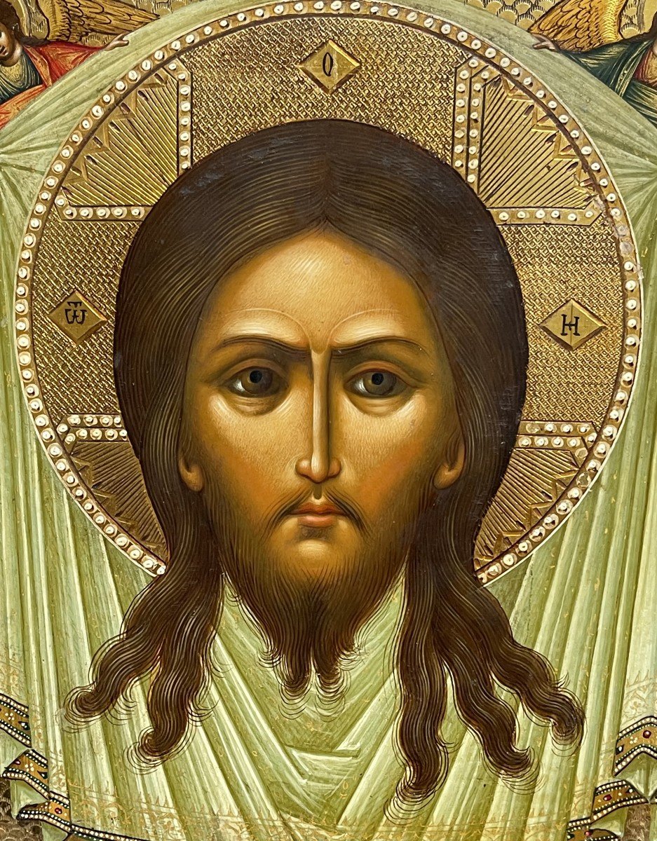 Icon Of The Holy Face, Moscow 19th / Christ / Mandylion / Orthodox Russia-photo-4
