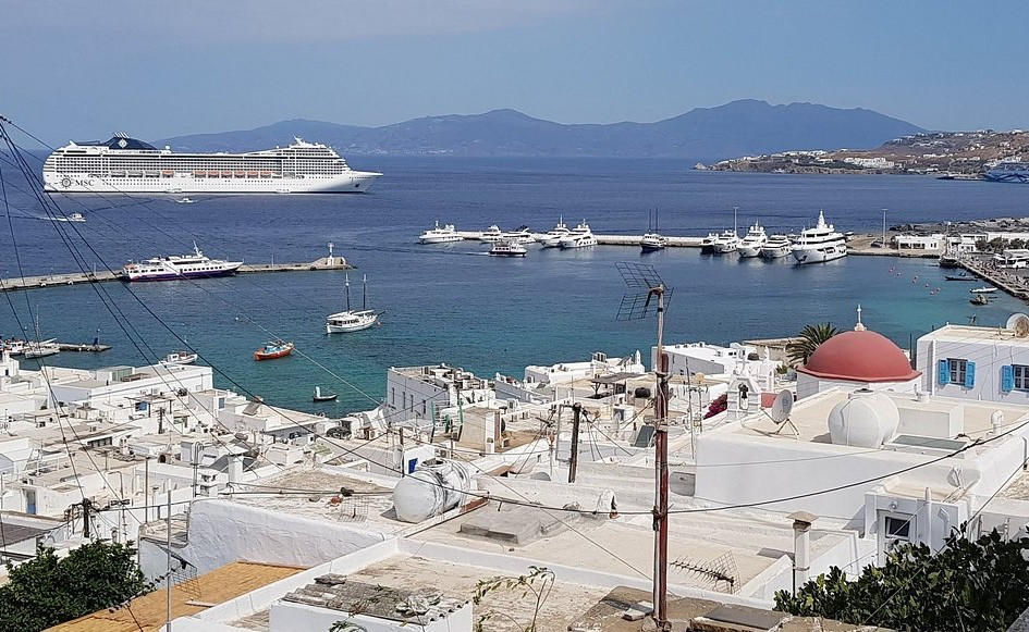 Juliane Hervé (1921-2006), Île de Mikonos en Grèce, Huile Sur Toile-photo-2