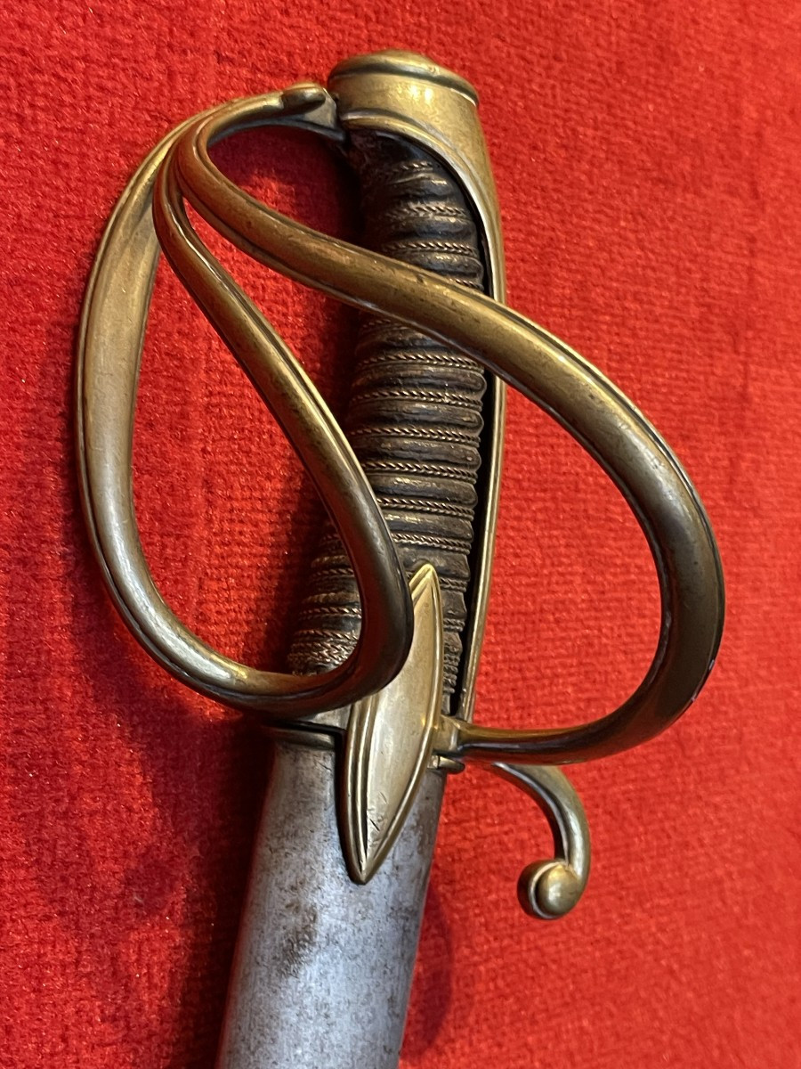 Light Cavalry Officer's Saber Model  Anxi, France 1st Empire / Napoleon Bonaparte Era-photo-2