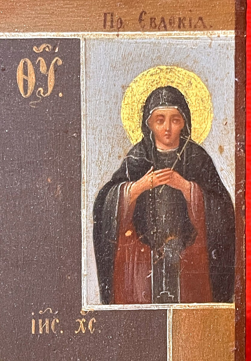 Icône de la Vierge de Smolensk, Russie 19e Siècle / Marie Mère de Dieu-photo-2